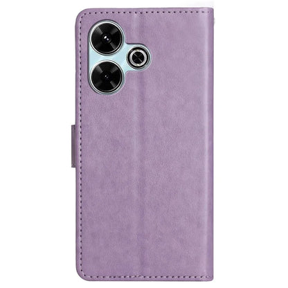 For Xiaomi Redmi 13 5G / 13 4G Case PU Leather Phone Wallet Cover with Strap