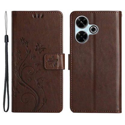 For Xiaomi Redmi 13 5G / 13 4G Case PU Leather Phone Wallet Cover with Strap