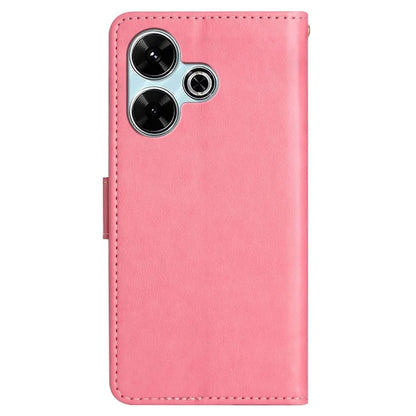 For Xiaomi Redmi 13 5G / 13 4G Case PU Leather Phone Wallet Cover with Strap