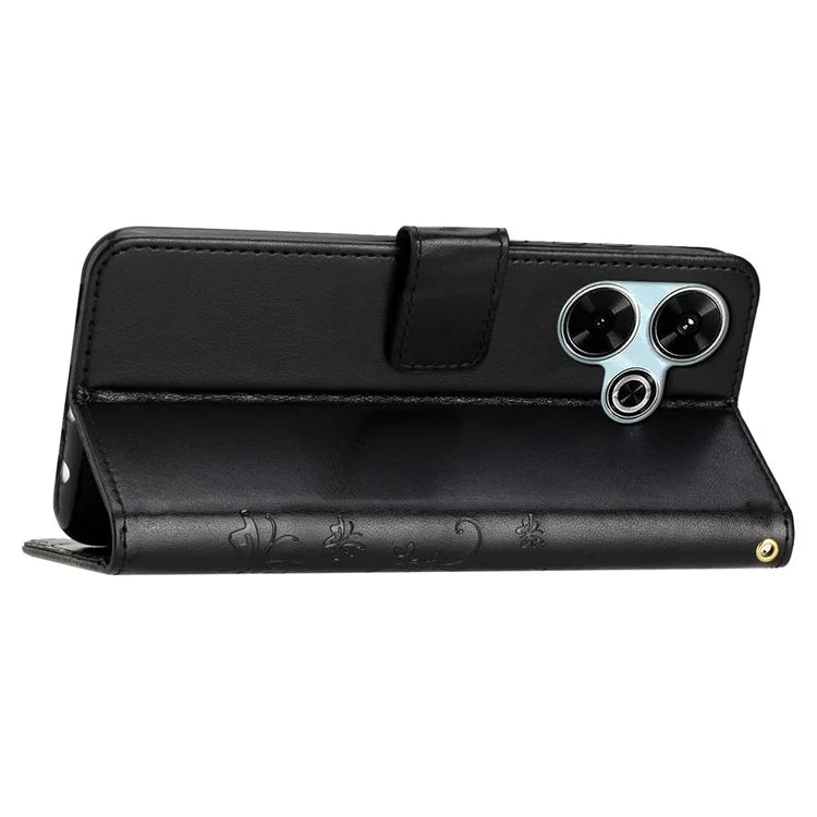 For Xiaomi Redmi 13 5G / 13 4G Case PU Leather Phone Wallet Cover with Strap