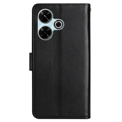 For Xiaomi Redmi 13 5G / 13 4G Case PU Leather Phone Wallet Cover with Strap