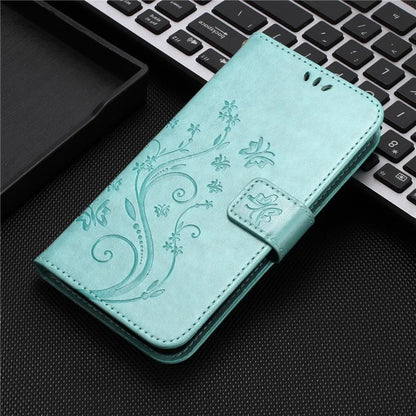 For Motorola Edge 50 Pro 5G Wallet Case Butterfly Flower Phone Leather Cover