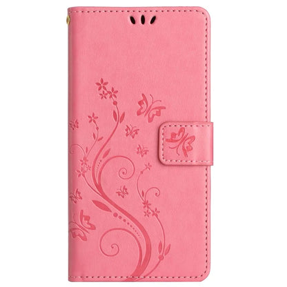 For Motorola Edge 50 Pro 5G Wallet Case Butterfly Flower Phone Leather Cover
