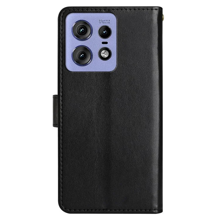 For Motorola Edge 50 Pro 5G Wallet Case Butterfly Flower Phone Leather Cover