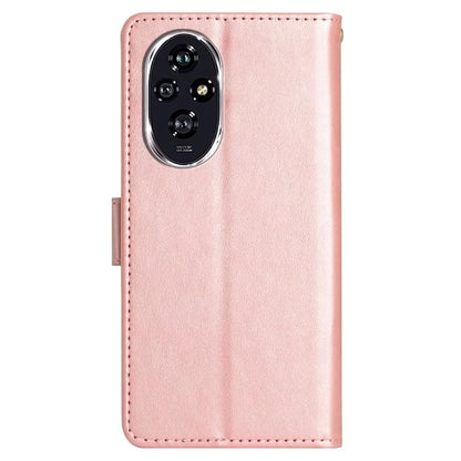 For Honor 200 Pro 5G Case Butterfly Flower Pattern Leather Phone Wallet Cover