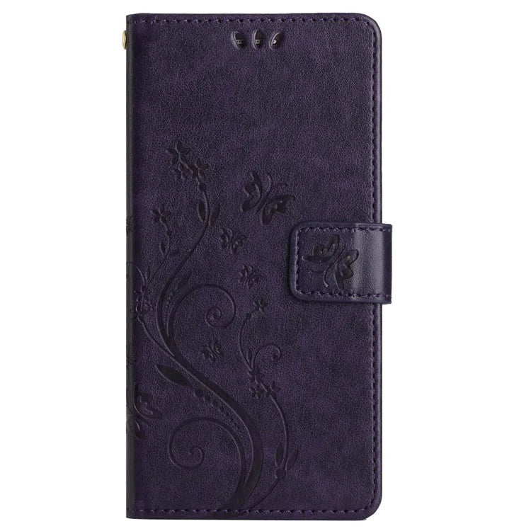 For Honor 200 Pro 5G Case Butterfly Flower Pattern Leather Phone Wallet Cover