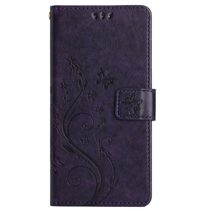 For Honor 200 Pro 5G Case Butterfly Flower Pattern Leather Phone Wallet Cover