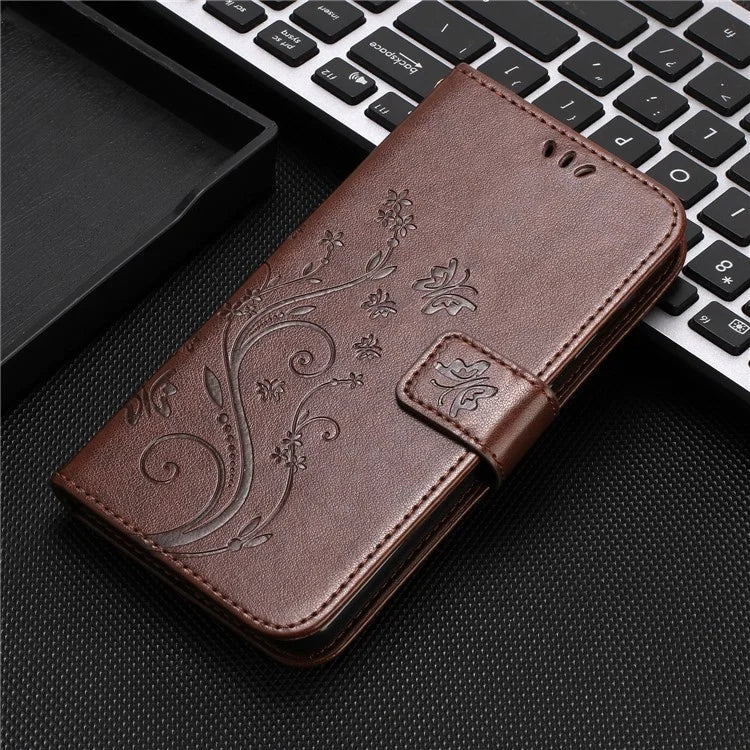 For Honor 200 Pro 5G Case Butterfly Flower Pattern Leather Phone Wallet Cover