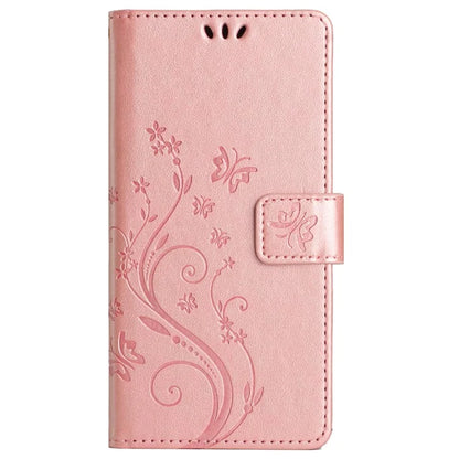 For Honor 200 Lite Case Wallet Leather Phone Cover Butterfly Flower Pattern