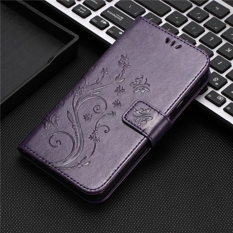 For Honor 200 Lite Case Wallet Leather Phone Cover Butterfly Flower Pattern