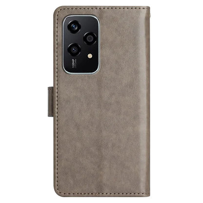 For Honor 200 Lite Case Wallet Leather Phone Cover Butterfly Flower Pattern
