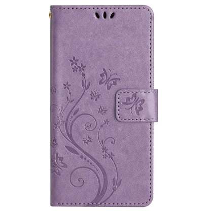 For Honor 200 Lite Case Wallet Leather Phone Cover Butterfly Flower Pattern