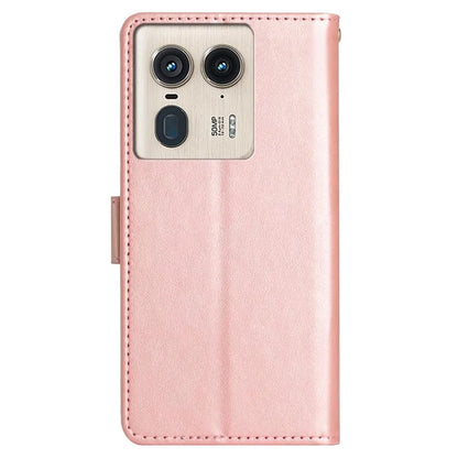 For Motorola Edge 50 Ultra 5G / Moto X50 Ultra 5G Case Butterfly Flower Leather Cover