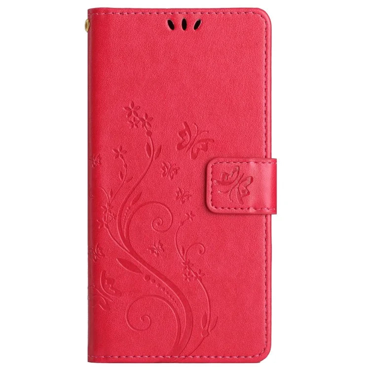 For Motorola Edge 50 Ultra 5G / Moto X50 Ultra 5G Case Butterfly Flower Leather Cover