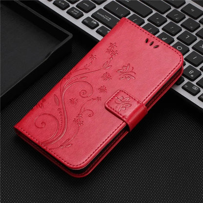 For Motorola Edge 50 Ultra 5G / Moto X50 Ultra 5G Case Butterfly Flower Leather Cover