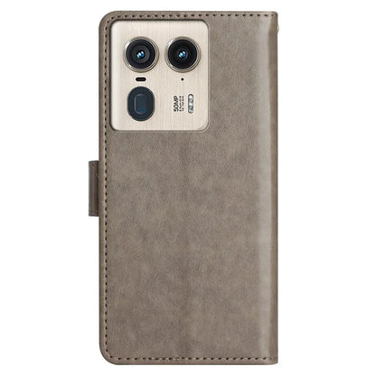 For Motorola Edge 50 Ultra 5G / Moto X50 Ultra 5G Case Butterfly Flower Leather Cover