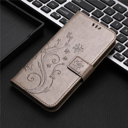 For Motorola Edge 50 Ultra 5G / Moto X50 Ultra 5G Case Butterfly Flower Leather Cover