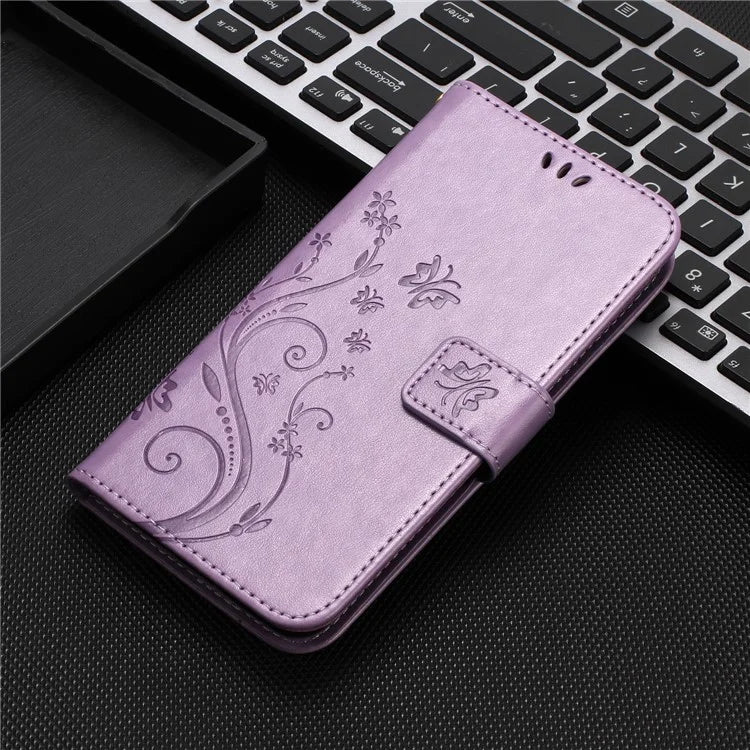 For Motorola Edge 50 Ultra 5G / Moto X50 Ultra 5G Case Butterfly Flower Leather Cover