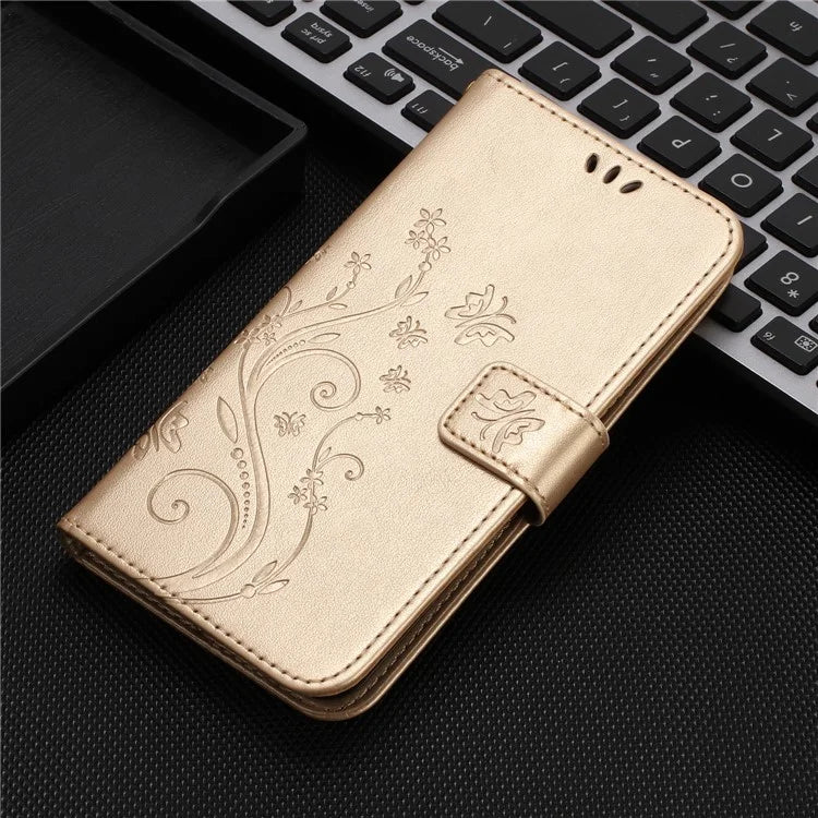 For Motorola Edge 50 Ultra 5G / Moto X50 Ultra 5G Case Butterfly Flower Leather Cover