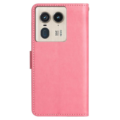 For Motorola Edge 50 Ultra 5G / Moto X50 Ultra 5G Case Butterfly Flower Leather Cover