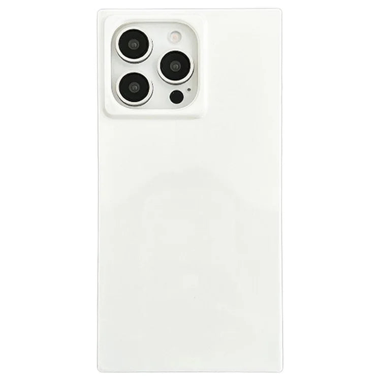 For iPhone 14 Pro Max Square Case Pattern Printed TPU Phone Cover Glossy Trendy