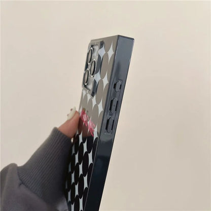 For iPhone 13 Pro Max Square Case Pattern TPU Soft Phone Cover Glossy Surface