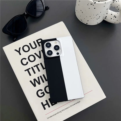 For iPhone 13 Pro Max Square Case Pattern TPU Soft Phone Cover Glossy Surface