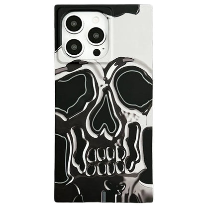 For iPhone 15 Pro Matte Case Pattern TPU Flexible Phone Cover Square Edge