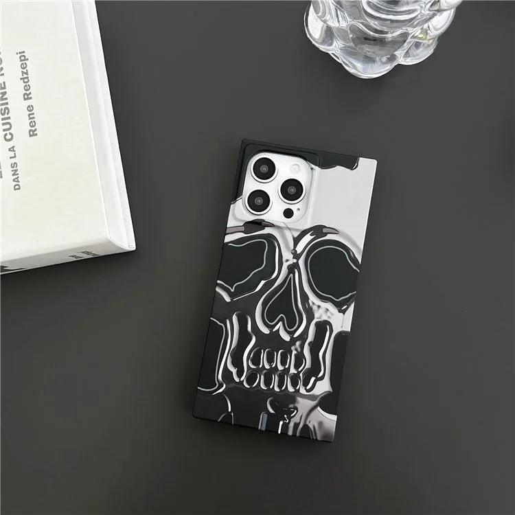 For iPhone 15 Pro Matte Case Pattern TPU Flexible Phone Cover Square Edge