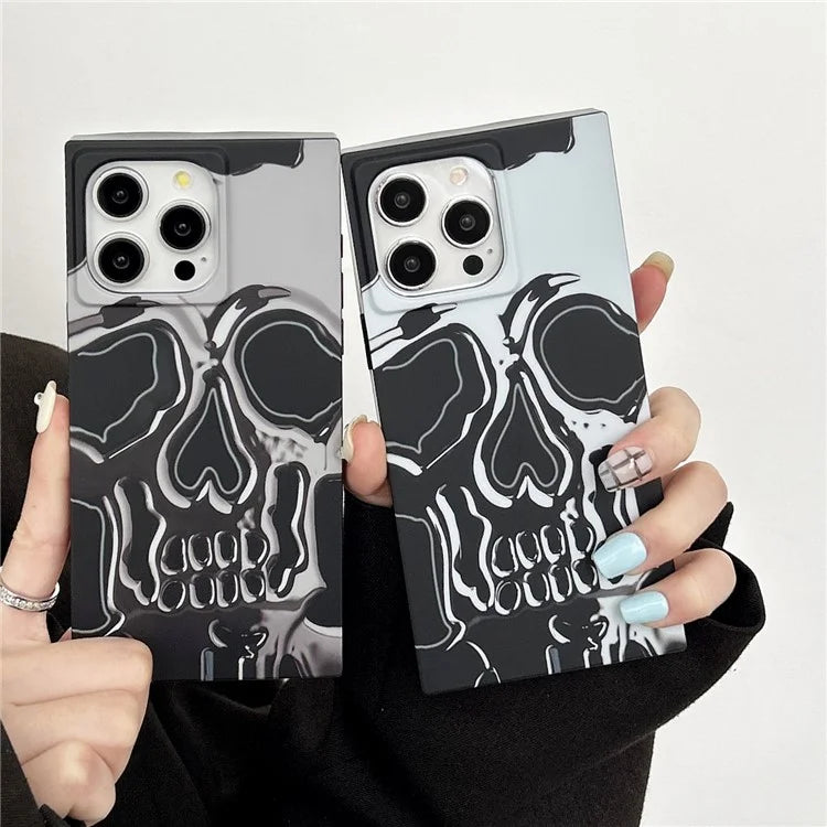 For iPhone 15 Pro Matte Case Pattern TPU Flexible Phone Cover Square Edge