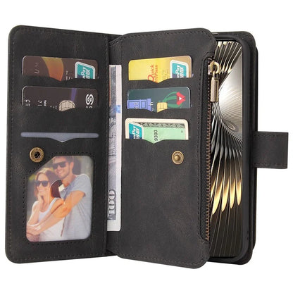 KT Multi-Functional Series-2 For Xiaomi Redmi Turbo 3 5G / Poco F6 5G Case Zipper Wallet Card Holder Leather Phone Cover