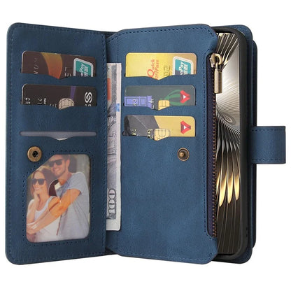 KT Multi-Functional Series-2 For Xiaomi Redmi Turbo 3 5G / Poco F6 5G Case Zipper Wallet Card Holder Leather Phone Cover