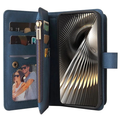 KT Multi-Functional Series-2 For Xiaomi Redmi Turbo 3 5G / Poco F6 5G Case Zipper Wallet Card Holder Leather Phone Cover