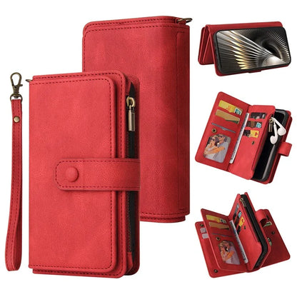 KT Multi-Functional Series-2 For Xiaomi Redmi Turbo 3 5G / Poco F6 5G Case Zipper Wallet Card Holder Leather Phone Cover