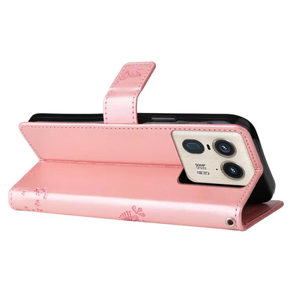 KT Imprinting Flower Series-3 For Motorola Moto X50 Ultra 5G / Edge 50 Ultra 5G Case Imprinted Wallet Leather Phone Cover