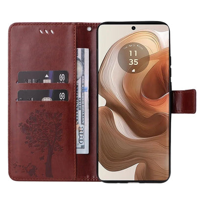 KT Imprinting Flower Series-3 For Motorola Moto X50 Ultra 5G / Edge 50 Ultra 5G Case Imprinted Wallet Leather Phone Cover