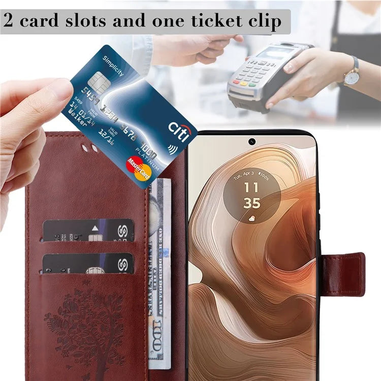 KT Imprinting Flower Series-3 For Motorola Moto X50 Ultra 5G / Edge 50 Ultra 5G Case Imprinted Wallet Leather Phone Cover