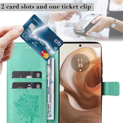 KT Imprinting Flower Series-3 For Motorola Moto X50 Ultra 5G / Edge 50 Ultra 5G Case Imprinted Wallet Leather Phone Cover
