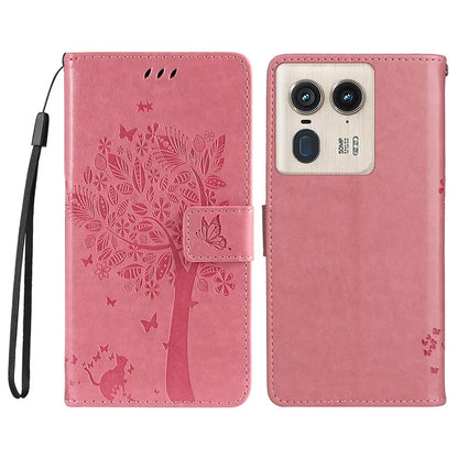 KT Imprinting Flower Series-3 For Motorola Moto X50 Ultra 5G / Edge 50 Ultra 5G Case Imprinted Wallet Leather Phone Cover