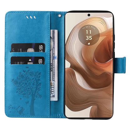 KT Imprinting Flower Series-3 For Motorola Moto X50 Ultra 5G / Edge 50 Ultra 5G Case Imprinted Wallet Leather Phone Cover
