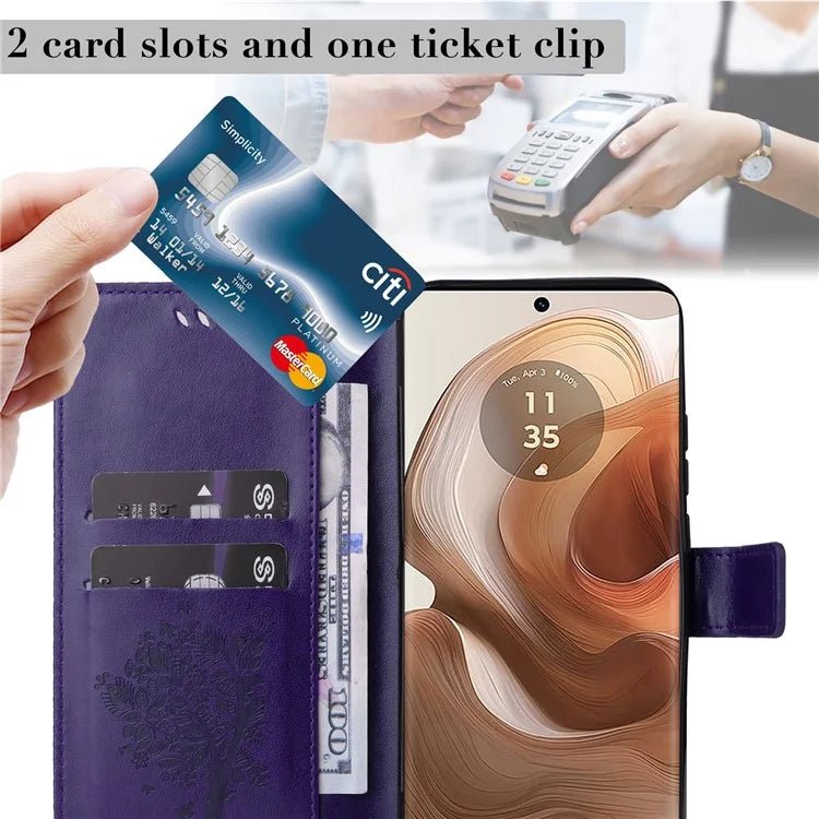KT Imprinting Flower Series-3 For Motorola Moto X50 Ultra 5G / Edge 50 Ultra 5G Case Imprinted Wallet Leather Phone Cover