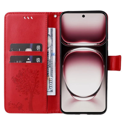 KT Imprinting Flower Series-3 For Oppo Reno12 Pro 5G (Global) / (China) Case Imprinted Leather Wallet Stand Phone Cover
