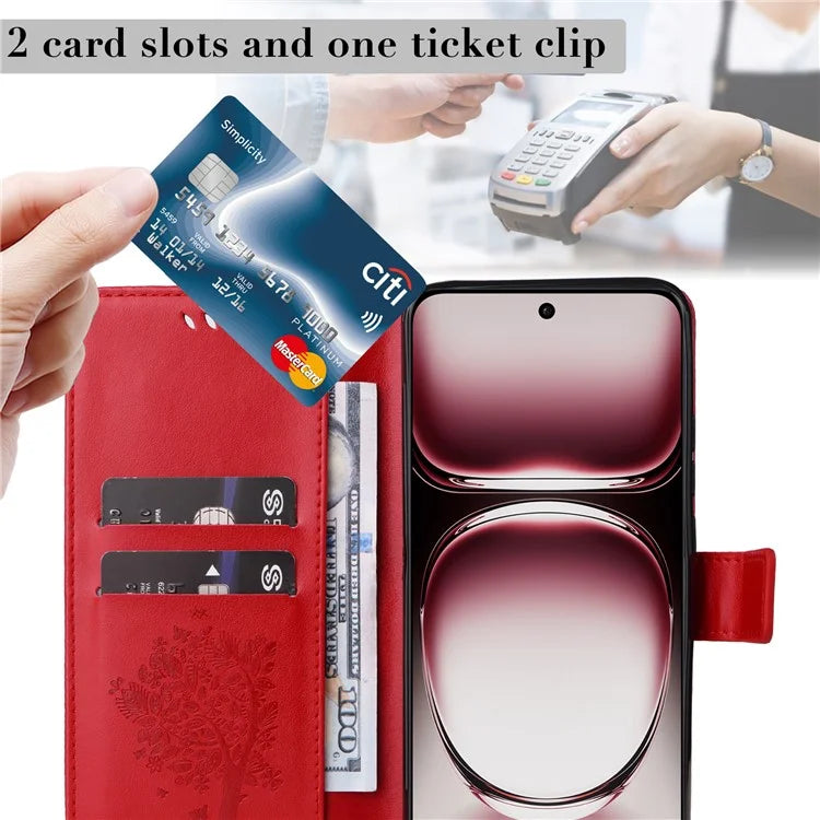 KT Imprinting Flower Series-3 For Oppo Reno12 Pro 5G (Global) / (China) Case Imprinted Leather Wallet Stand Phone Cover