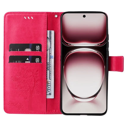 KT Imprinting Flower Series-3 For Oppo Reno12 Pro 5G (Global) / (China) Case Imprinted Leather Wallet Stand Phone Cover