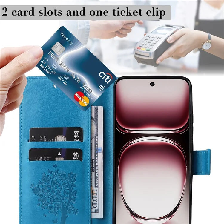 KT Imprinting Flower Series-3 For Oppo Reno12 Pro 5G (Global) / (China) Case Imprinted Leather Wallet Stand Phone Cover