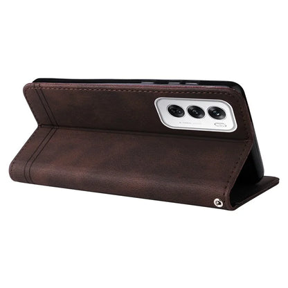 For Oppo Reno12 5G (Global) Case Leather Phone Cover Tree Pattern Hardware