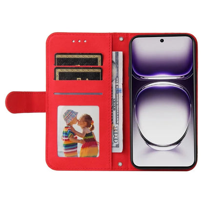 For Oppo Reno12 5G (Global) Case Leather Phone Cover Tree Pattern Hardware