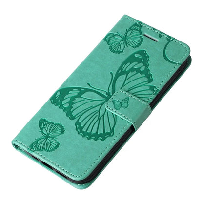 KT Imprinting Flower Series-2 For Motorola Moto X50 Ultra 5G / Edge 50 Ultra 5G Case PU Leather Butterfly Imprint Phone Cover