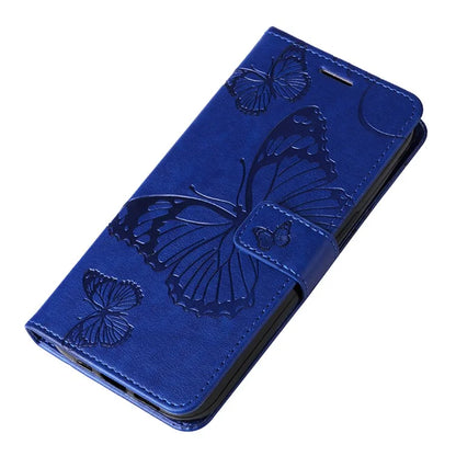 KT Imprinting Flower Series-2 For Motorola Moto X50 Ultra 5G / Edge 50 Ultra 5G Case PU Leather Butterfly Imprint Phone Cover