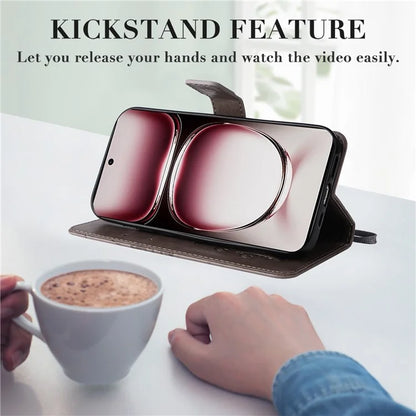 KT Imprinting Flower Series-2 For Oppo Reno12 Pro 5G (Global) / (China) Case Leather Wallet Butterfly Imprint Phone Cover